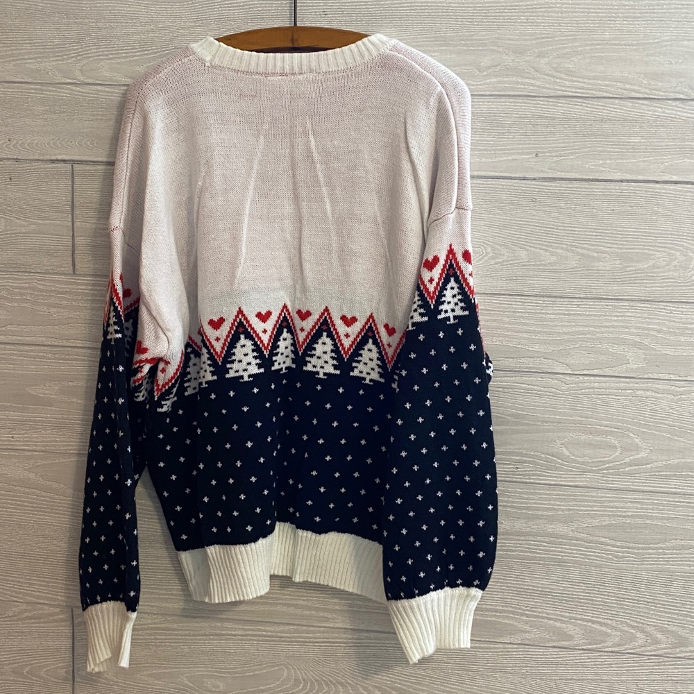 Coca Cola Women's Polar Bear Sweater - Red, Black, and White - Picture 2 of 5